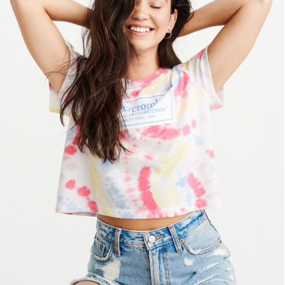 NWT Abercrombie | Tie-dye Crop Top